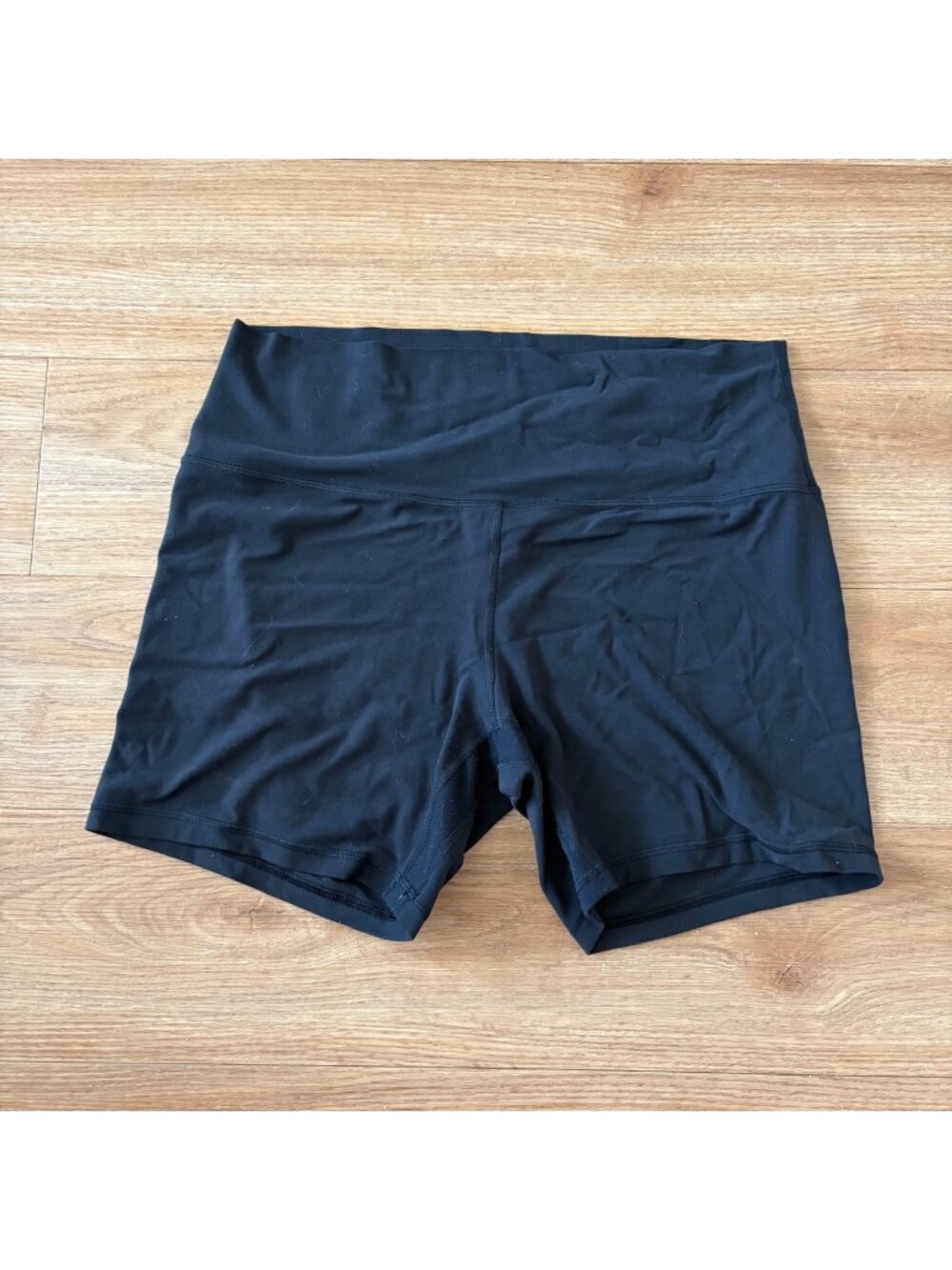 Lululemon Athletic Align High Rise Short Nulu 6” Black Women’S Size 12